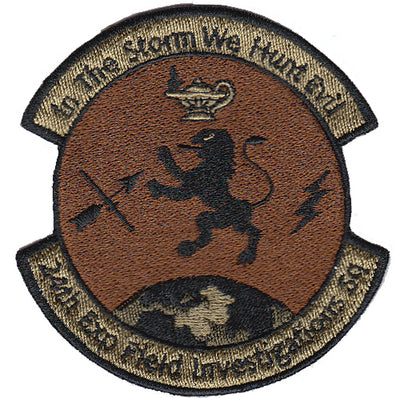 24th Exp Field Investigation Sq (OSI) OCP Spice Brown Patch - 2 Pack